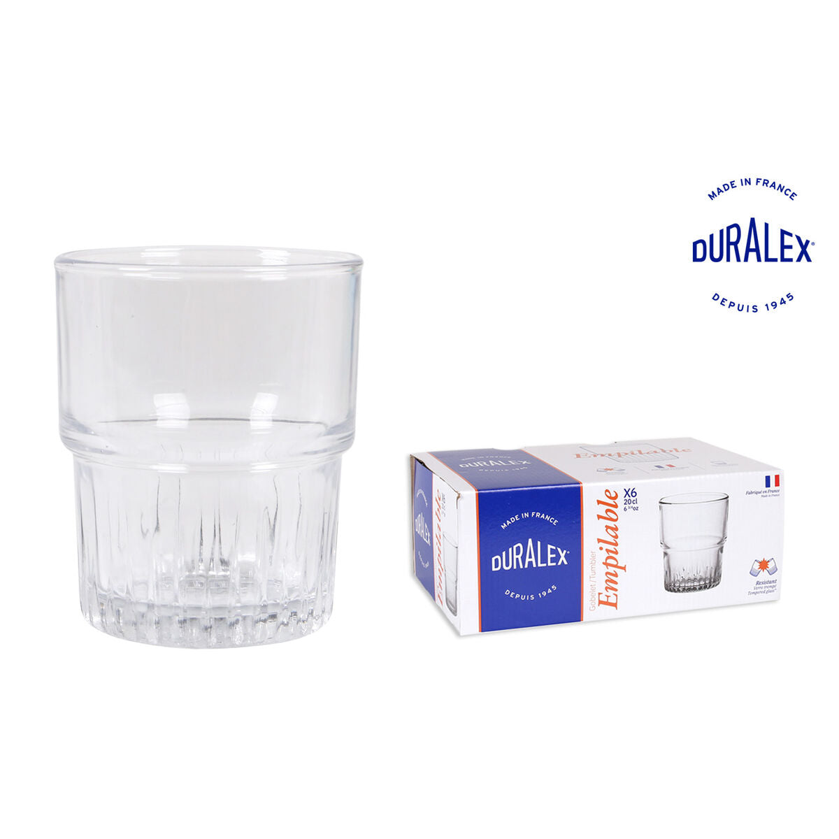 Set de Verres Duralex 200 ml 6 Pièces