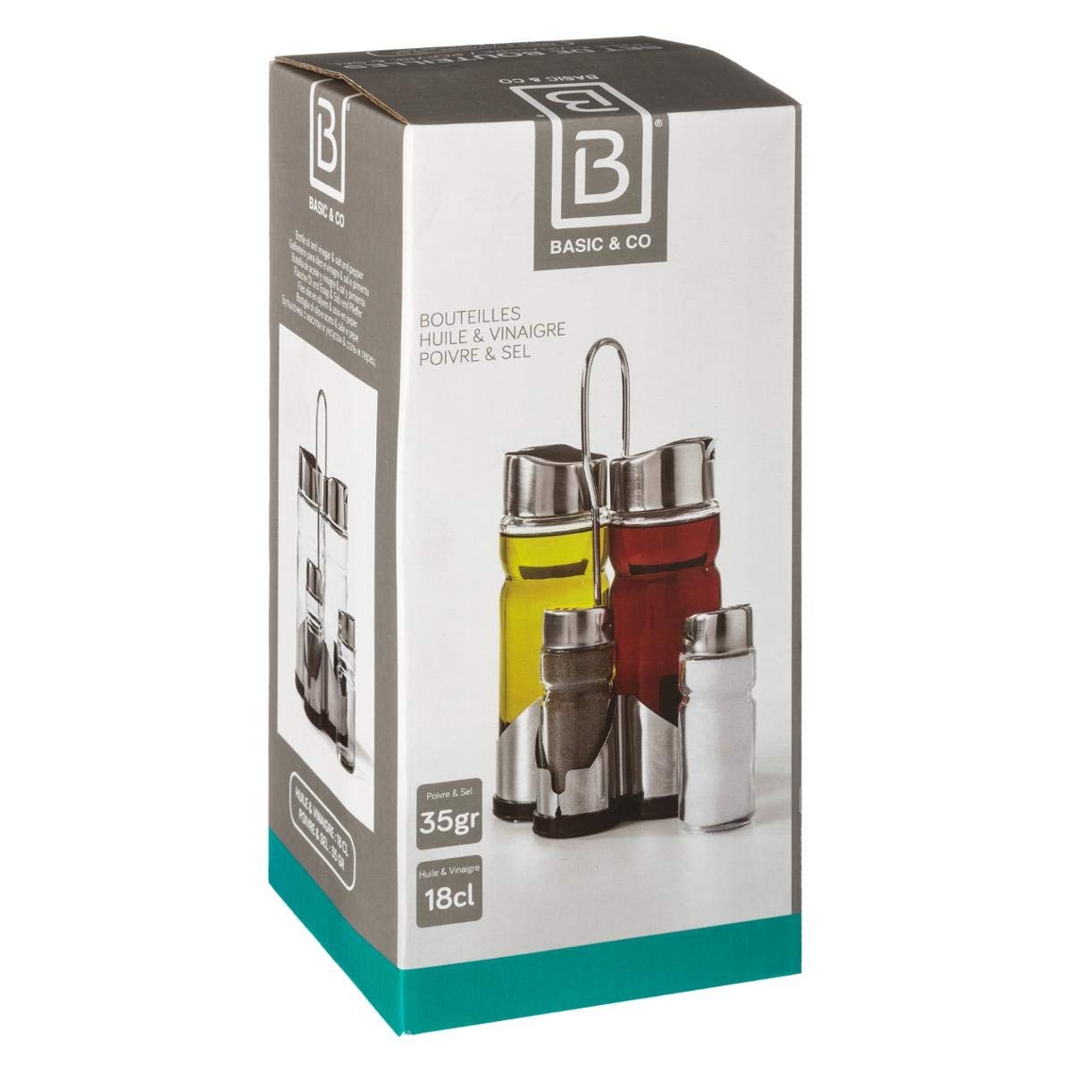 Salière avec couvercle Secret de Gourmet Transparent