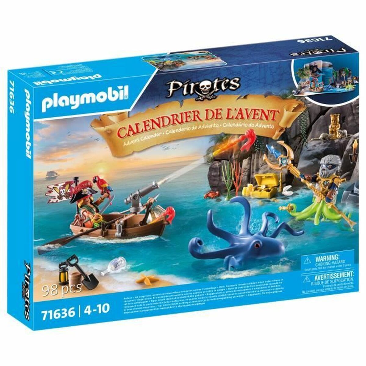 Calendrier de l’Avent Playmobil 71636 Pirates
