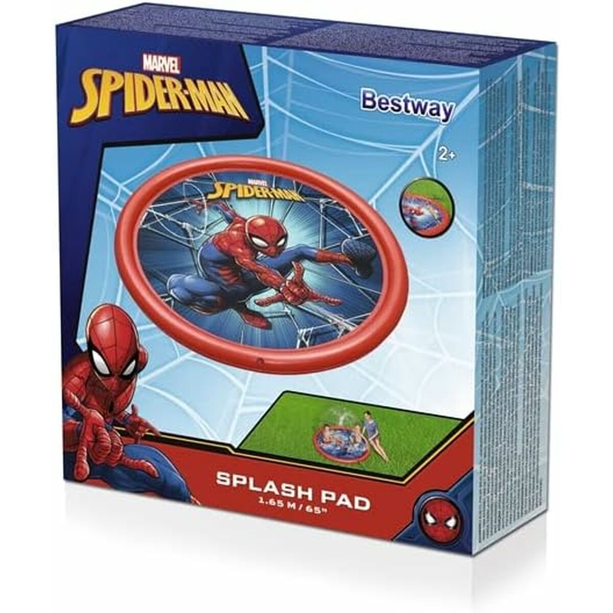 Bestway Piscine Gonflable avec Arroseur Spiderman