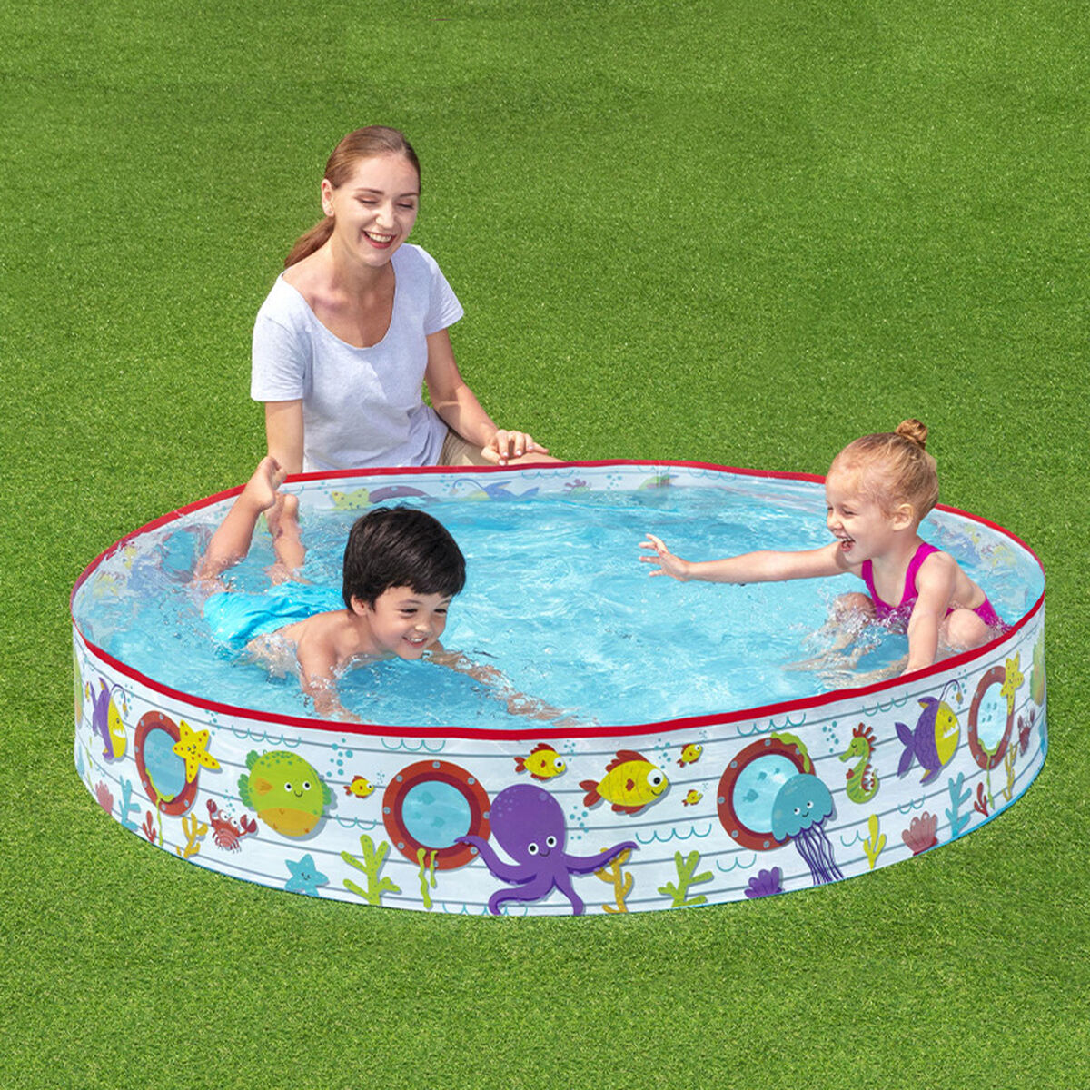 Bestway Piscine Rigide Enfant PVC Poissons