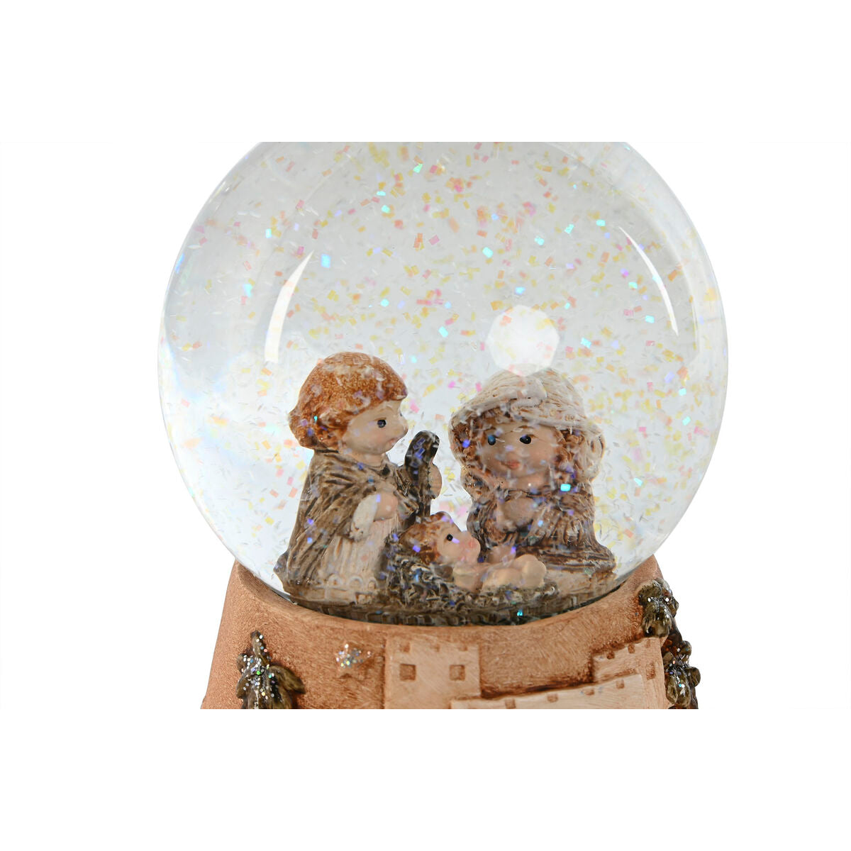 Crèche de Noël Home ESPRIT Multicouleur Résine Aluminium(4 Unités)