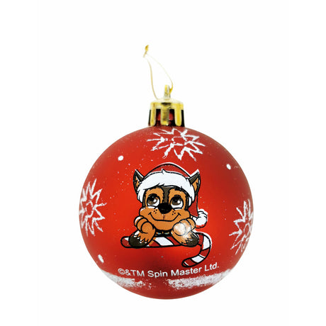 Boule de Noël The Paw Patrol Friendship Rouge 6 Unités Plastique