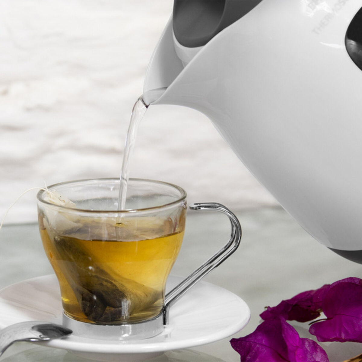 Bouilloire Cecotec ThermoSense 120 Blanc Plastique 1100 W 1 L