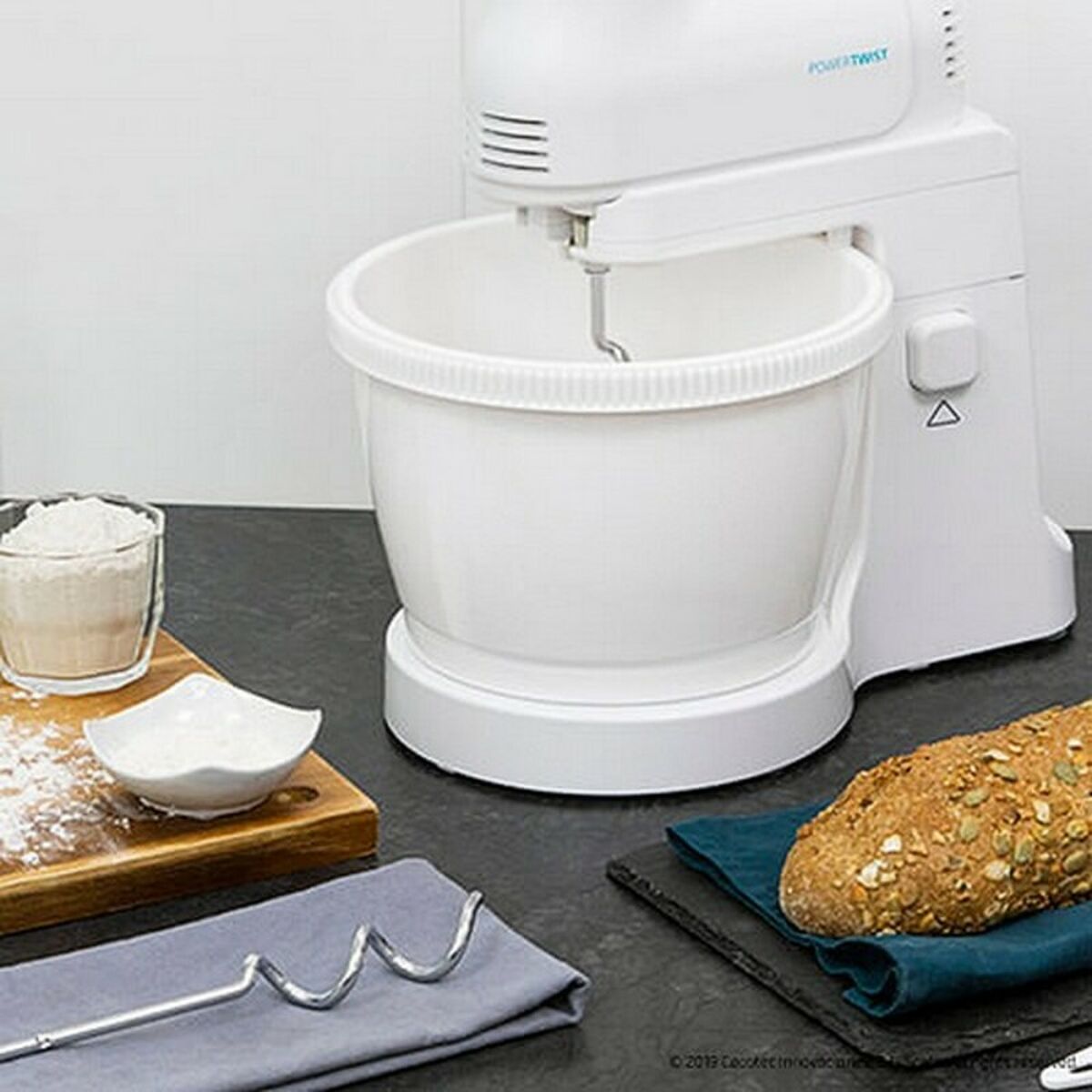 Mixeur/mélangeur de pâte Cecotec PowerTwist Gyro 500W 3,5 L
