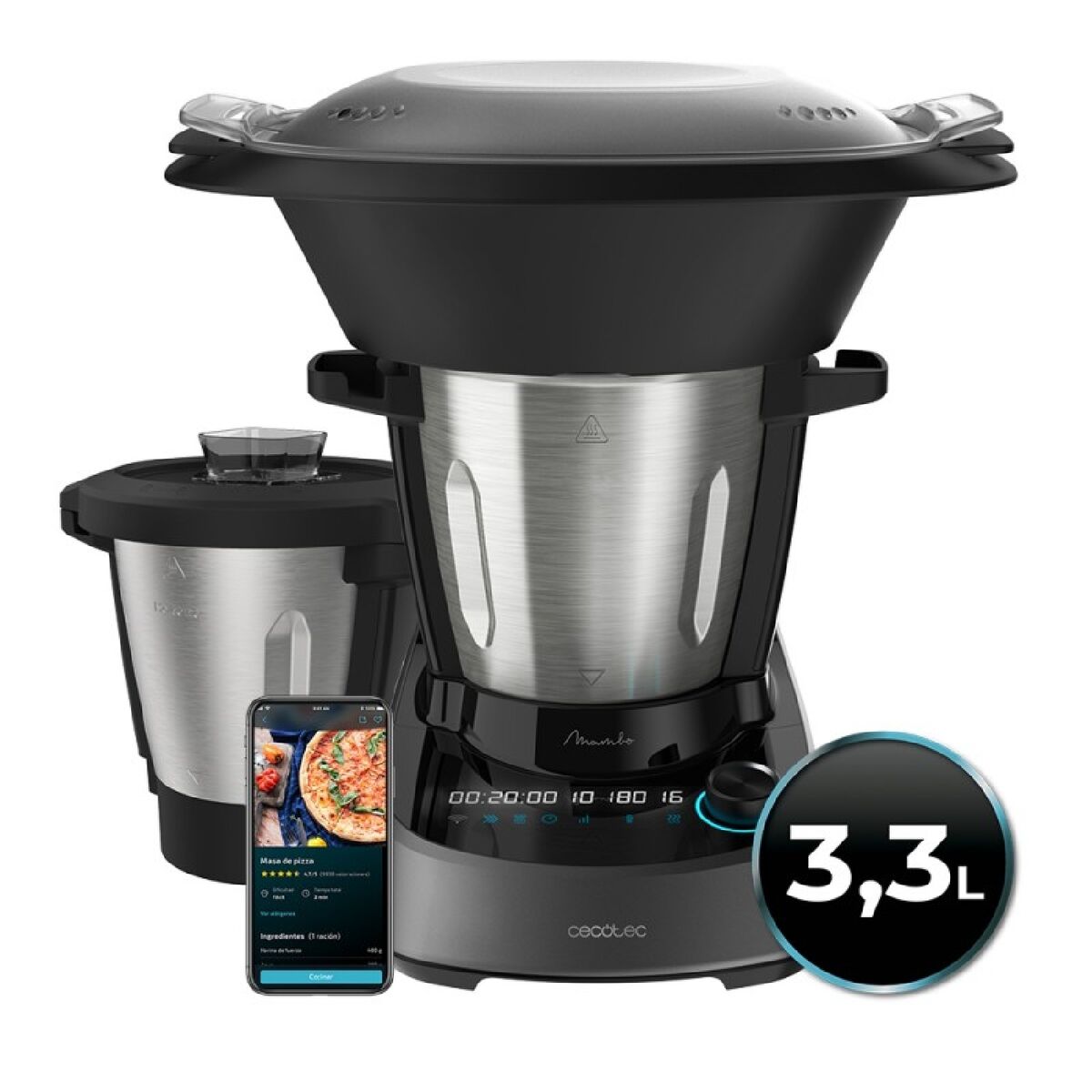 Robot culinaire Cecotec Mambo 11090 Habana 1600 W 3,3 L Noir