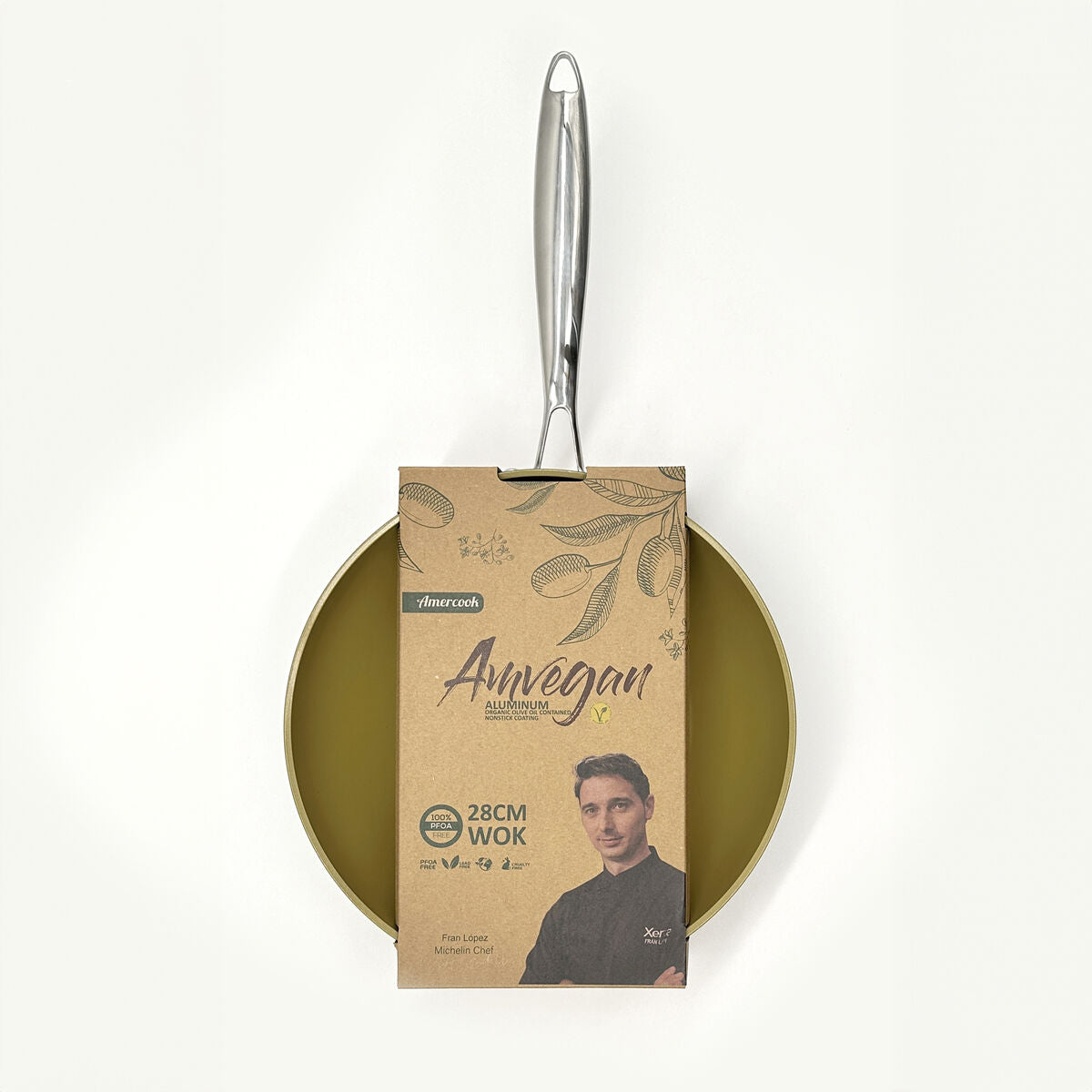 Wok Amercook AMVegan 28 cm