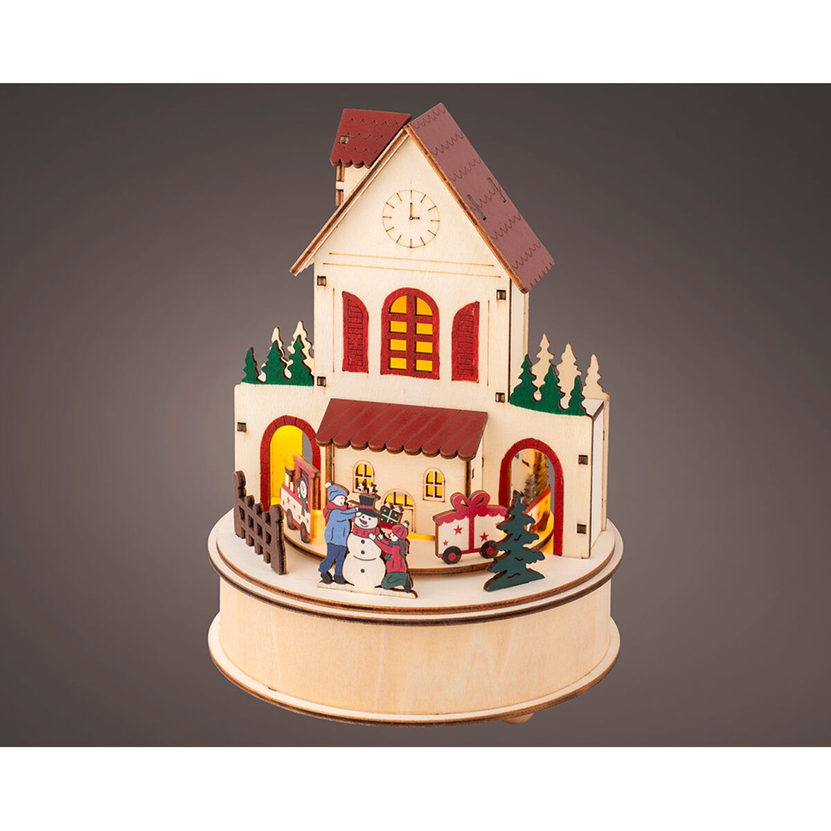Décorations de Noël Lumineo Petit maison avec lumière MicroLED