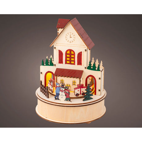 Décorations de Noël Lumineo Petit maison avec lumière MicroLED