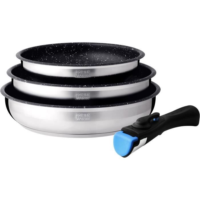 Set de 3 poeles Arthur Martin