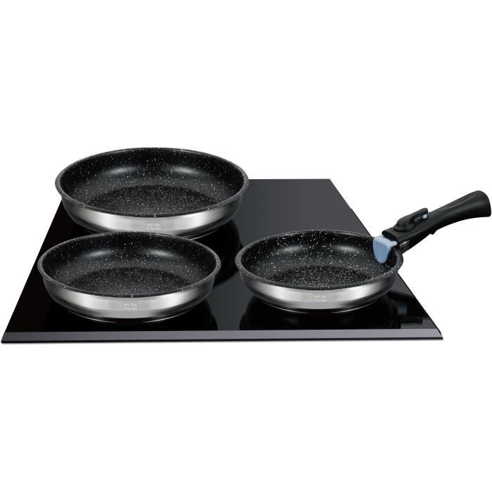 Set de 3 poeles Arthur Martin