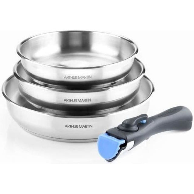 Set de 3 poêles Arthur Martin 20-24-26 cm