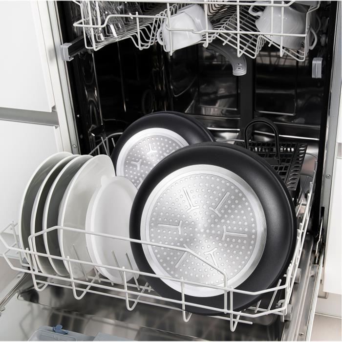 Batterie de cuisine 10 pièces Arthur Martin en Aluminium