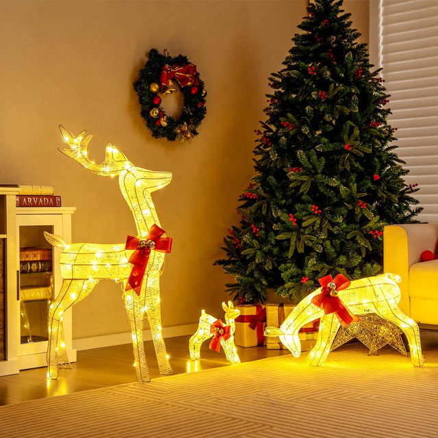 Decoration de noel cerfs
