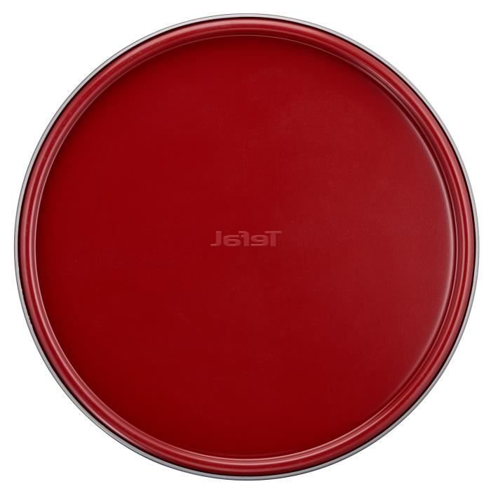 TEFAL Moule a charnière en acier 17 cm - Rouge et gris