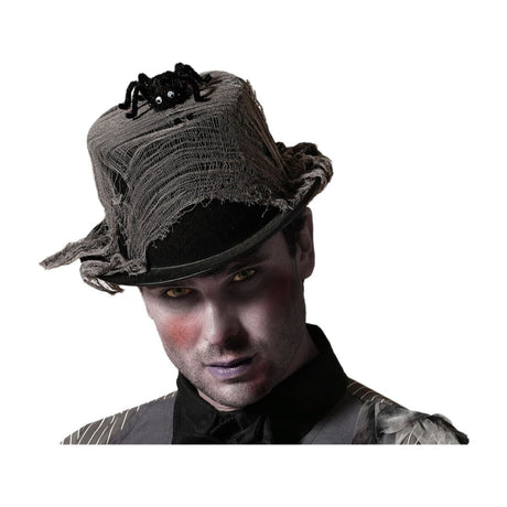 Décoration d'Halloween Noir Araignée Chapeau