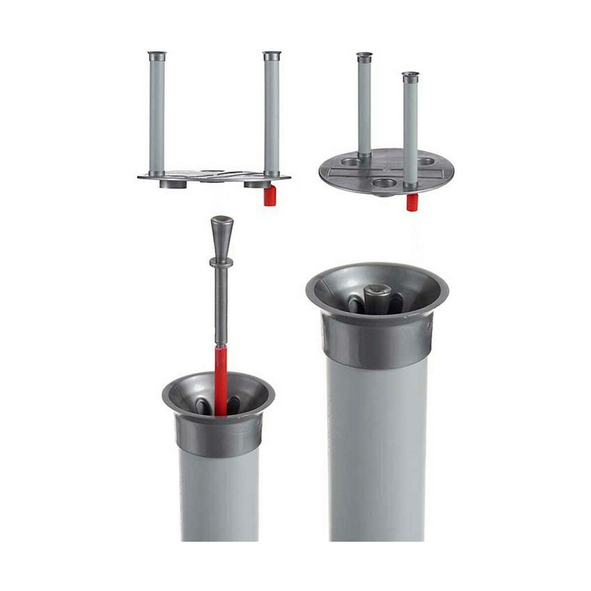 Pot auto-arrosant Ibergarden Argenté polypropylène (2 Unités)