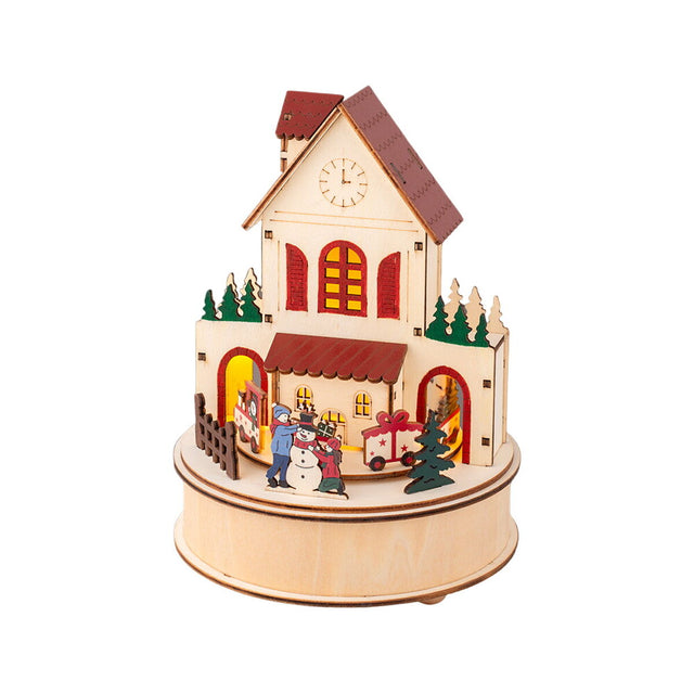 Décorations de Noël Lumineo Petit maison avec lumière MicroLED