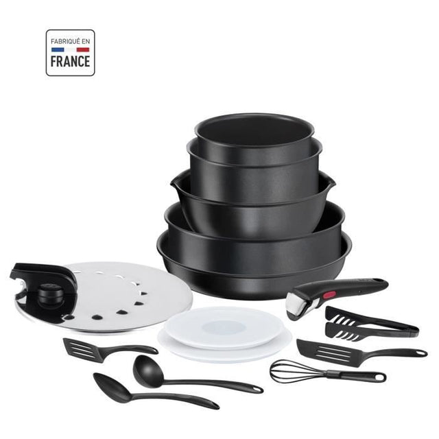Batterie de cuisine 15 pcs TEFAL INGENIO
