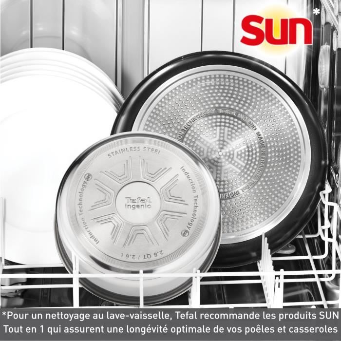 Batterie de cuisine 15 pcs TEFAL INGENIO