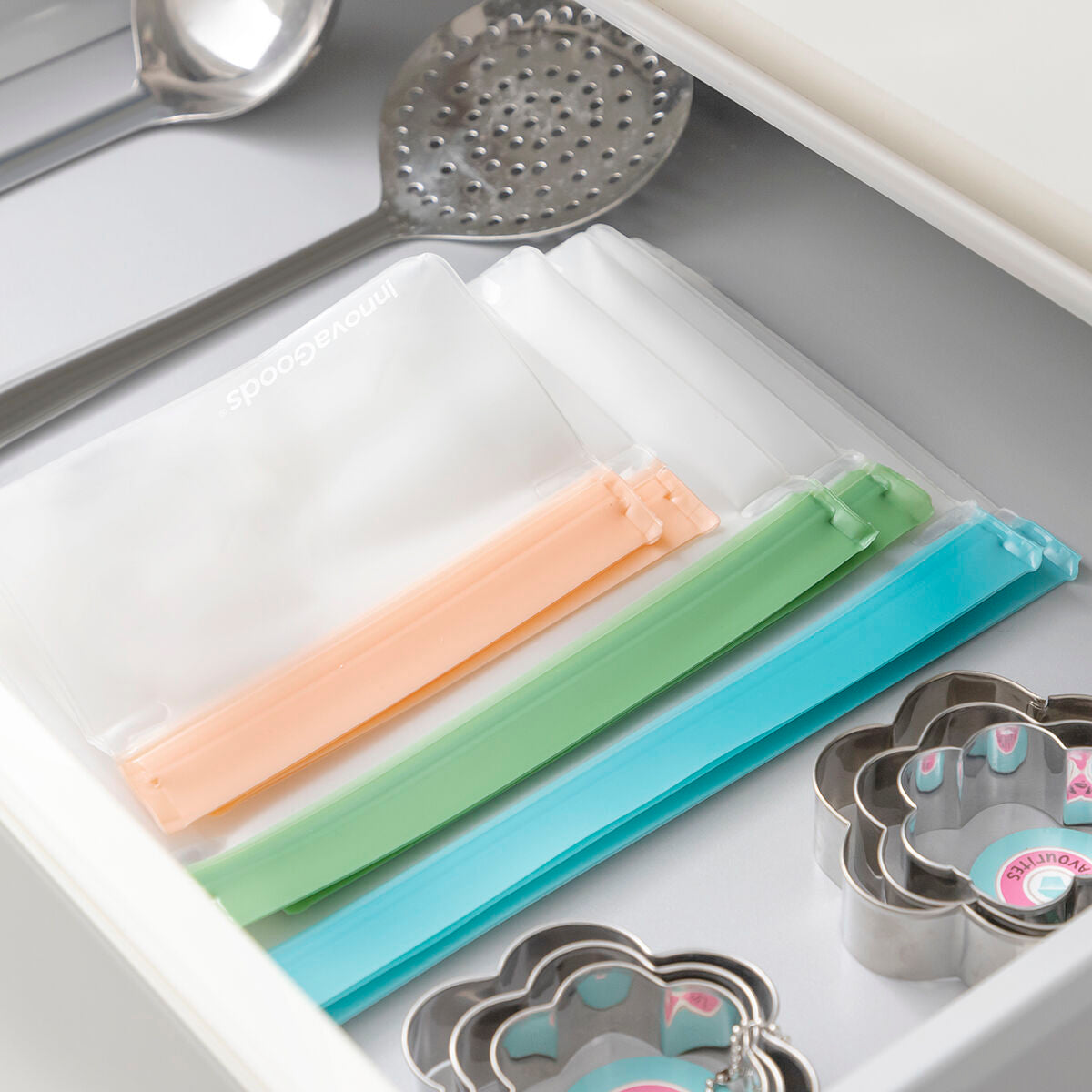 Set de Sacs Réutilisables Hermétiques Zags InnovaGoods (6 Unités)