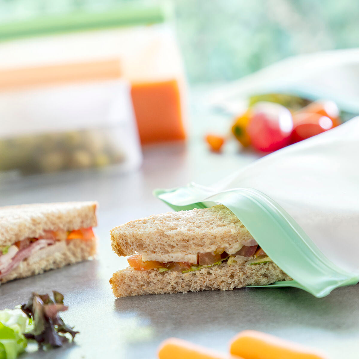 Set de Sacs Réutilisables Hermétiques Zags InnovaGoods (6 Unités)