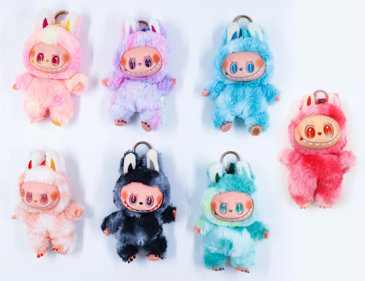Porte-clés peluche en vinyle Labubu