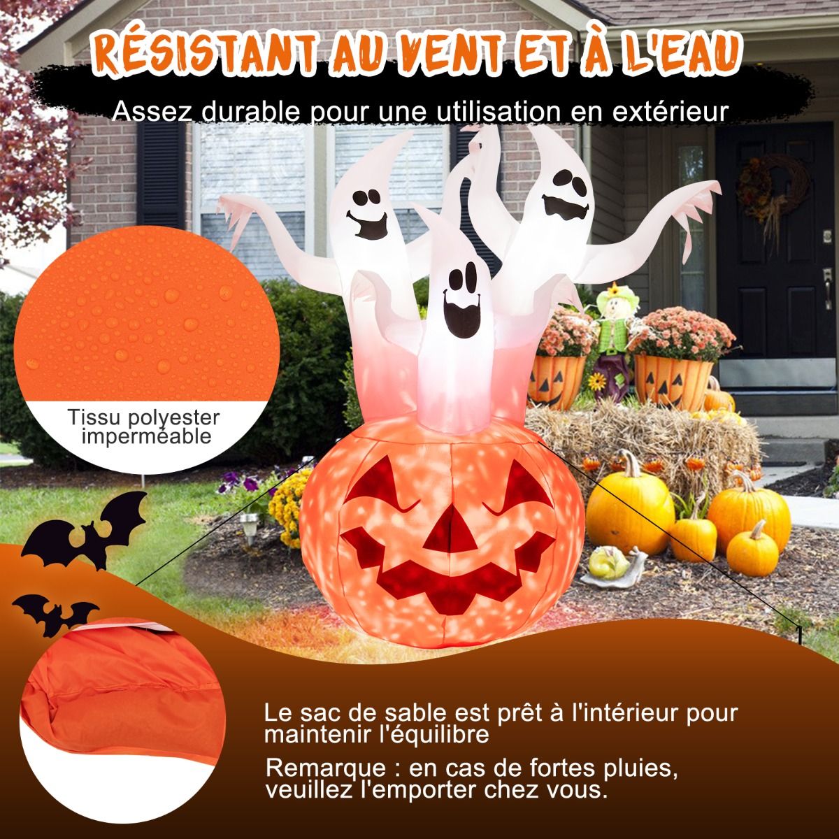 Décorations gonflable d'halloween