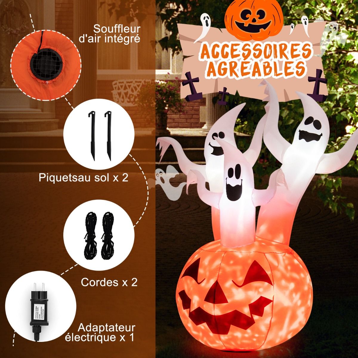 Décorations gonflable d'halloween