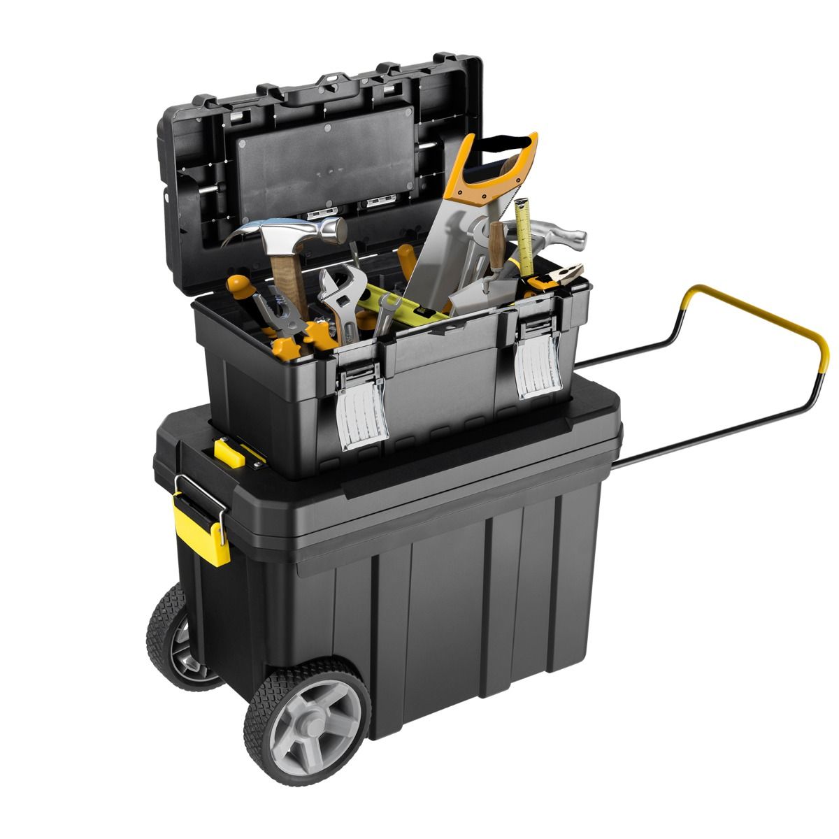 Lot de 2 Boîtes à Outils de Rangement