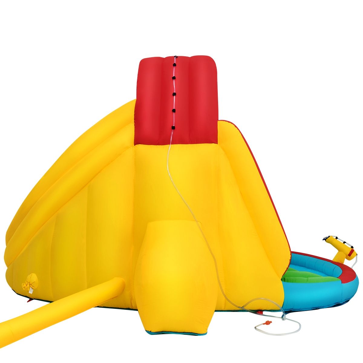 Château Gonflable pour Enfants avec 2 Toboggans et Pataugeoire