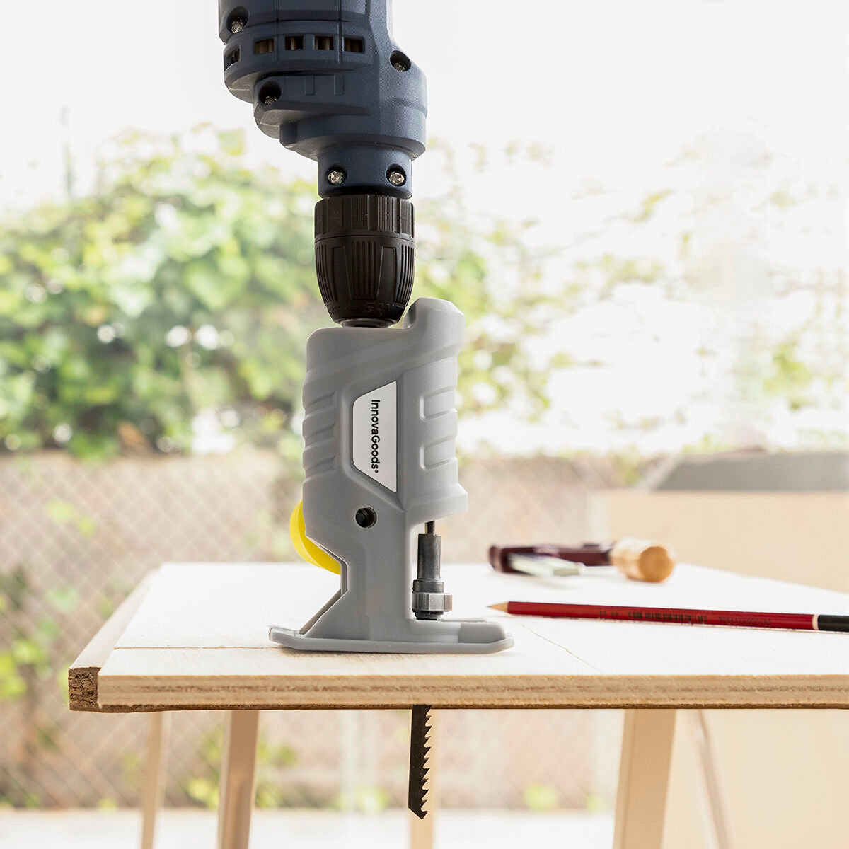 Adaptateur de Scie Sauteuse pour Perceuse - brikoneo