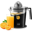 Presse-Agrumes Électrique Lebenlang 800ml – 2 Cônes, Sans BPA