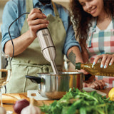 Mixeur plongeant LEBENLANG 1000 W Inox – 8 vitesses + Turbo