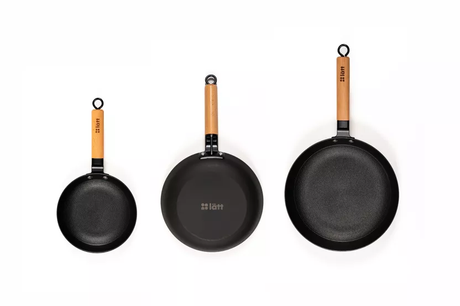 Poêle en Fonte lätt Home 28cm – Manche Bois, Tous Feux