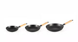 Poêle en Fonte lätt Home 28cm – Manche Bois, Tous Feux