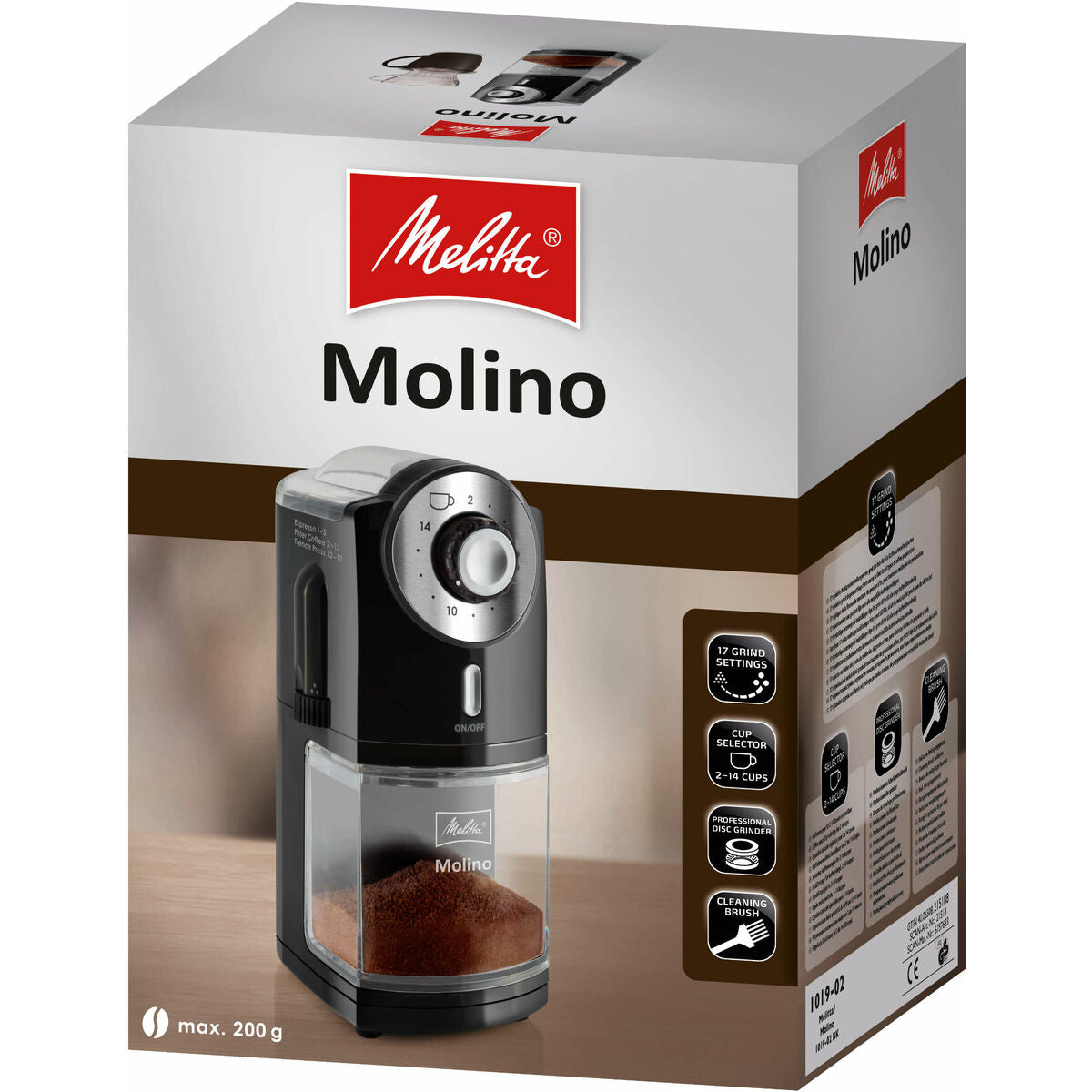 Moulin à café Melitta 200 g 100 W