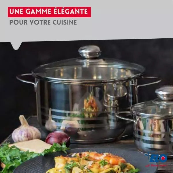 Faitout Inox Sans PFAS Elo Brillant 12cm – Tous Feux