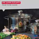 Faitout Inox Sans PFAS Elo Brillant 12cm – Tous Feux