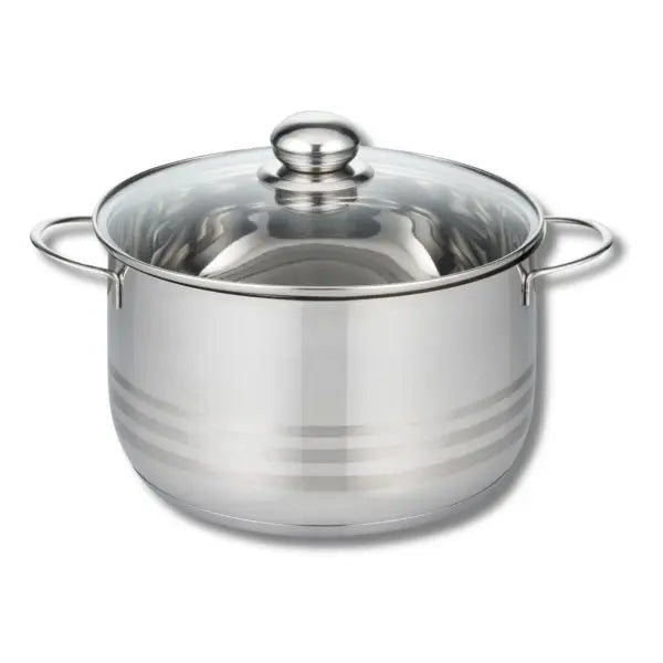 Faitout haut ELO Brillant 20 cm en inox avec couvercle – 3,2 L