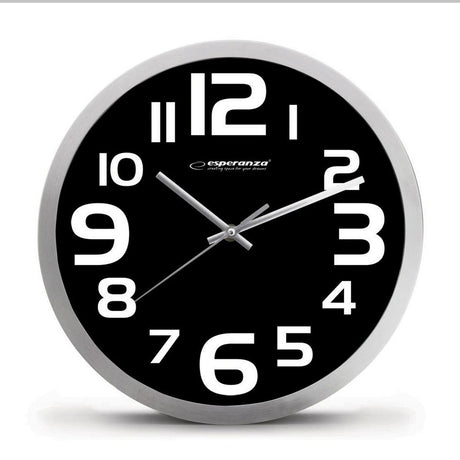Horloge Murale Esperanza Blanc Noir 250 mm