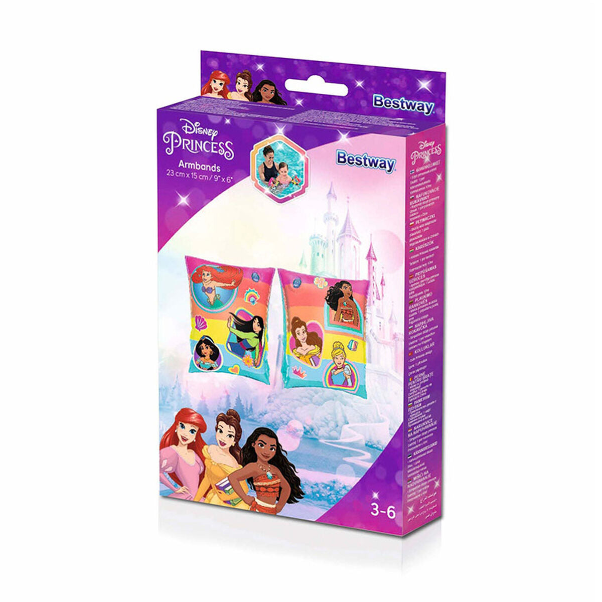 Bestway Manchettes Gonflables Disney Princesses 3 à 6 Ans 