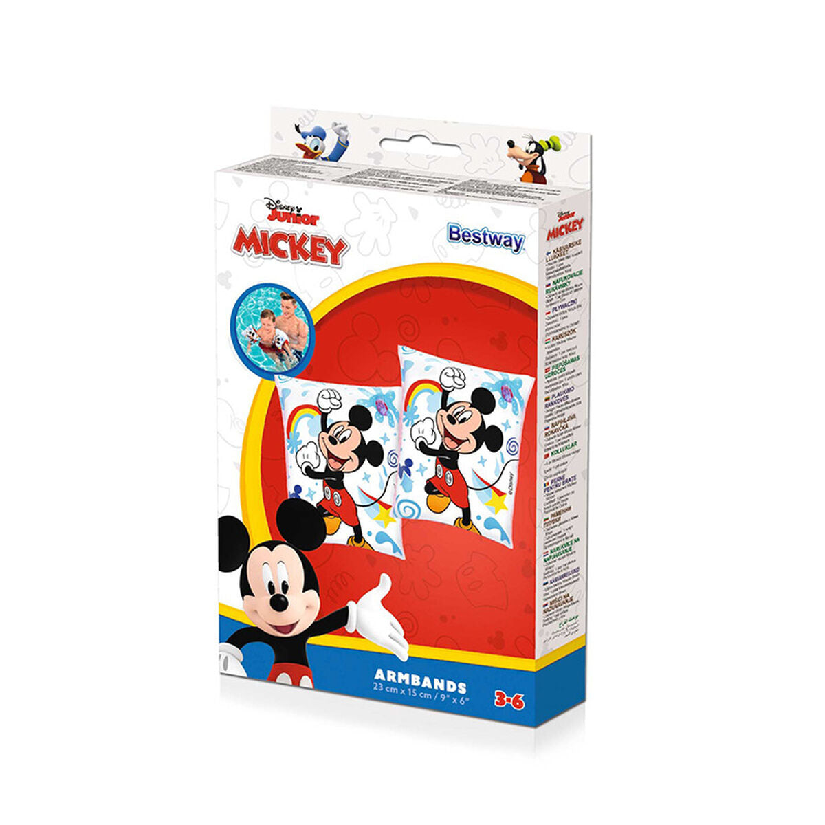Bestway Brassards Gonflables Disney Mickey & Friends 3 à 6 Ans