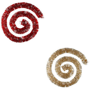 Guirlande Noël large Fééric Lights 200cm rouge champagne