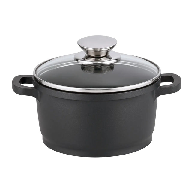 Faitout Induction Elo Alucast 16cm – Couvercle Verre Inclus