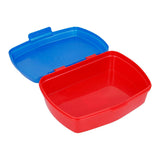 Boîte à Sandwich Super Mario Plastique Rouge Bleu 
