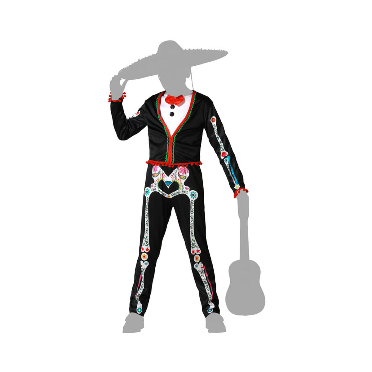 Déguisement Mexicain squelette