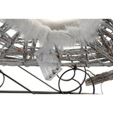 Décorations de Noël DKD Home Decor Renne et traîneau Blanc
