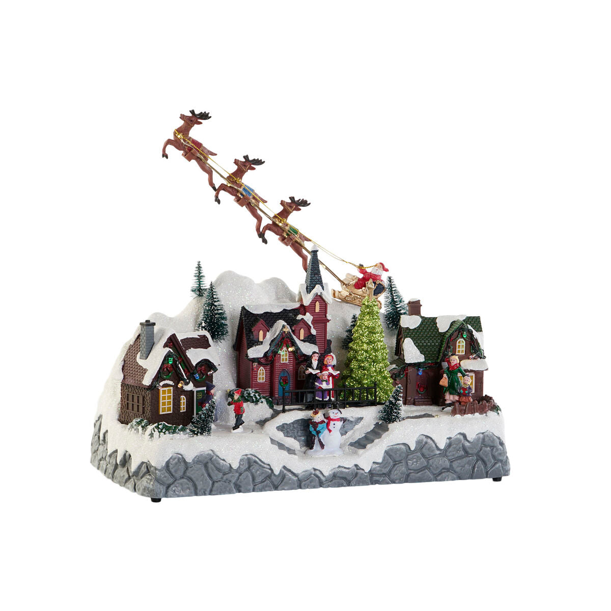 Décorations de Noël DKD Home Decor Multicouleur 34 x 18 x 27,5 cm