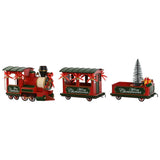 Train décoratif de Noël Home ESPRIT Rouge Vert 97 x 16 x 26,5 cm